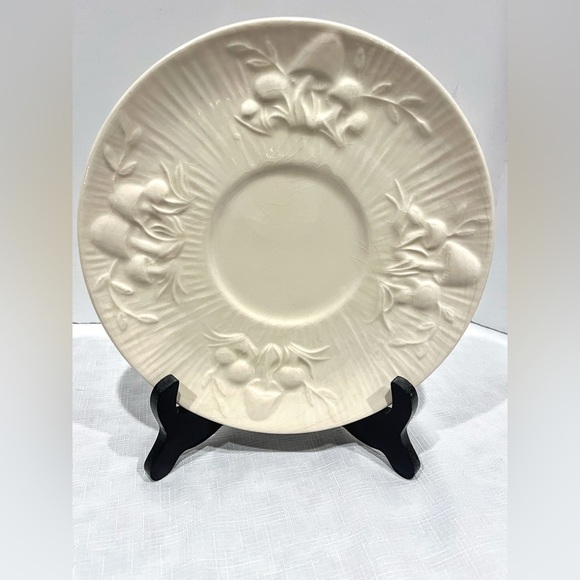 Mushroom Saucer Vintage Plates set of 2 - Picture 6 of 11